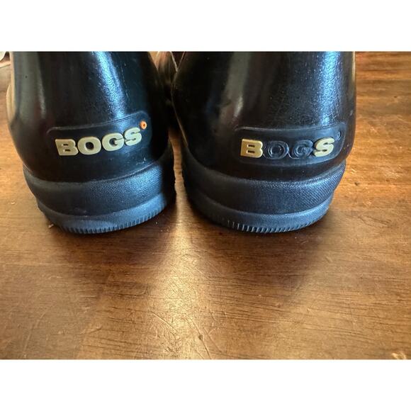 Bogssidney plaid waterproof neo tech lite women's rubber winter boots size 6 - Picture 3 of 5